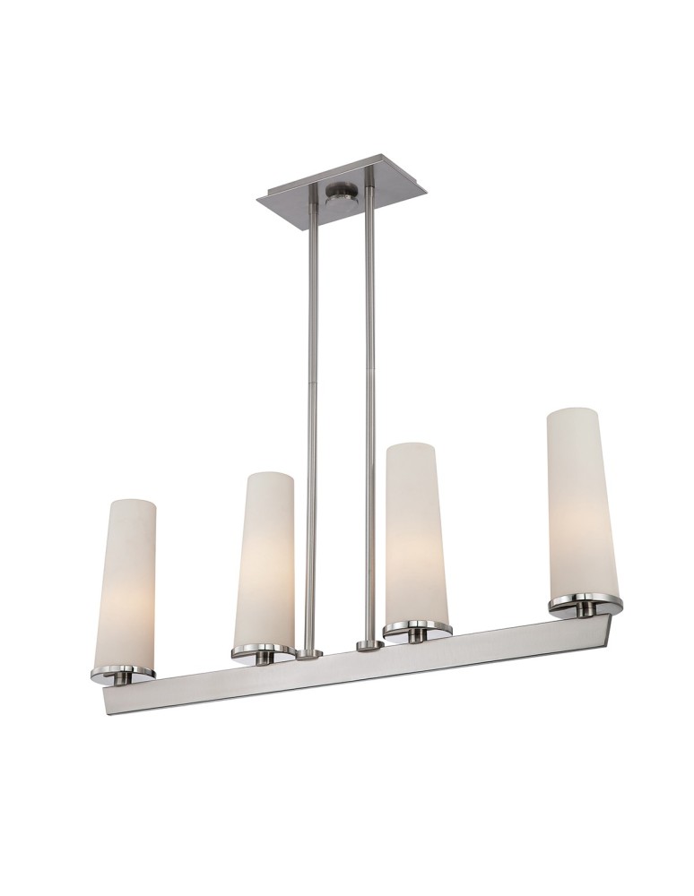 Lampy wiszące - Elstead CHELSEA LOFT Wisząca E27 4x100W Nikiel QZ-CHELSEA-LOFT-P - produkt kolory-swiatla.pl 2