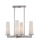 Modern chandeliers - Elstead CHELSEA LOFT Chandelier E27 4x100W Nickel QZ-CHELSEA-LOFT4 - product 1
