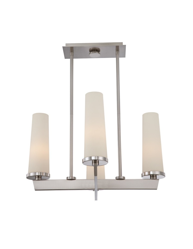 Modern chandeliers - Elstead CHELSEA LOFT Chandelier E27 4x100W Nickel QZ-CHELSEA-LOFT4 - product kolory-swiatla.pl 2