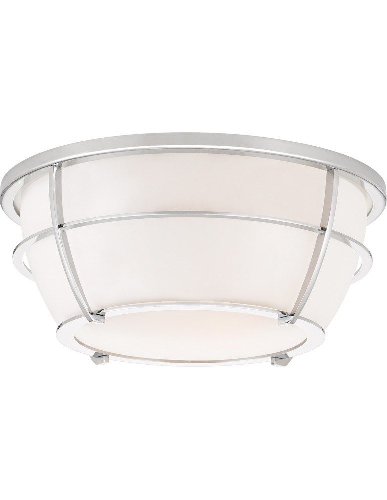 Ceiling lamps - Elstead CHANCE Plafond E27 2x60W Chrome QZ-CHANCE-F-PC - product kolory-swiatla.pl 1