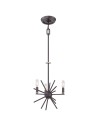 Elstead CARNEGIE 3x60W Brown E14 Chandelier QZ-CARNEGIE3