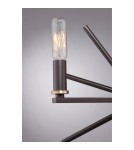 Chandeliers - Elstead CARNEGIE 3x60W Brown E14 Chandelier QZ-CARNEGIE3 - product 5