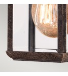 Outdoor wall lamps - Elstead BYRON Wall lamp E27 1x100W IP44 Brown QZ-BYRON-S - product 4