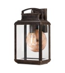 Outdoor wall lamps - Elstead BYRON Wall lamp E27 1x100W IP44 Brown QZ-BYRON-M - product 1