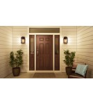 Outdoor wall lamps - Elstead BYRON Wall lamp E27 1x100W IP44 Brown QZ-BYRON-M - product 2