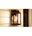 Outdoor wall lamps - Elstead BYRON Wall lamp E27 1x100W IP44 Brown QZ-BYRON-M - product 3