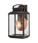 Outdoor wall lamps - Elstead BYRON Wall lamp E27 1x100W IP44 Brown QZ-BYRON-L - product 1