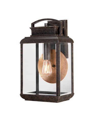 Elstead BYRON Wall lamp E27 1x100W IP44 Brown QZ-BYRON-L