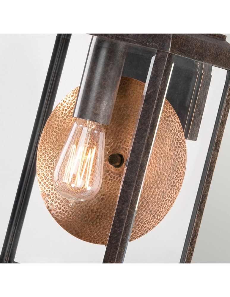 Outdoor wall lamps - Elstead BYRON Wall lamp E27 1x100W IP44 Brown QZ-BYRON-L - product kolory-swiatla.pl 3