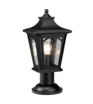 Standing garden lamps - Elstead BEDFORD Outdoor Standing E27 1x100W IP44 Black QZ-BEDFORD3-M. - product 1