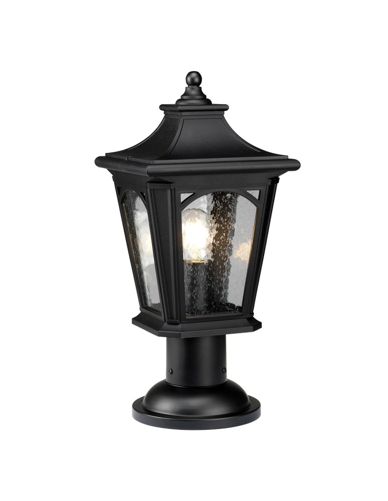 Standing garden lamps - Elstead BEDFORD Outdoor Standing E27 1x100W IP44 Black QZ-BEDFORD3-M. - product kolory-swiatla.pl 1