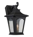 Outdoor wall lamps - Elstead BEDFORD Wall lamp E27 1x100W IP44 Black QZ-BEDFORD2-M - product 1
