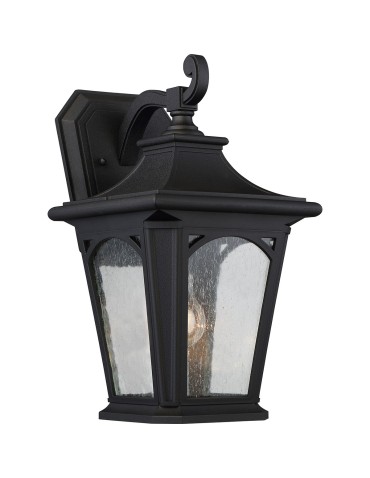Elstead BEDFORD Wall lamp E27 1x100W IP44 Black QZ-BEDFORD2-M