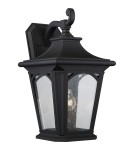 Outdoor wall lamps - Elstead BEDFORD Wall lamp E27 1x100W IP44 Black QZ-BEDFORD2-L - product 1