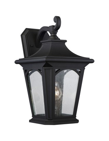 Elstead BEDFORD Wall lamp E27 1x100W IP44 Black QZ-BEDFORD2-L