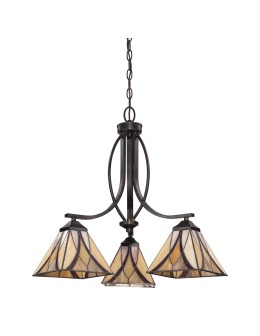 Elstead ASHEVILLE Żyrandol E27 3x60W Brązowy QZ-ASHEVILLE3 - produkt 2