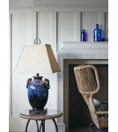 Table lamps with lampshade - Elstead AMPHORA Table Lamp E27 1x100W Turquoise QZ-AMPHORA - product 2