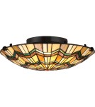 Ceiling lamps - Elstead ALCOTT Plafond E27 2x60W Brown QZ-ALCOTT-F. - product 1