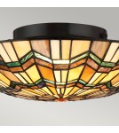 Ceiling lamps - Elstead ALCOTT Plafond E27 2x60W Brown QZ-ALCOTT-F. - product 5