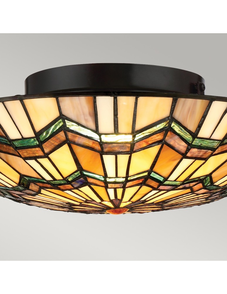 Ceiling lamps - Elstead ALCOTT Plafond E27 2x60W Brown QZ-ALCOTT-F. - product kolory-swiatla.pl 5