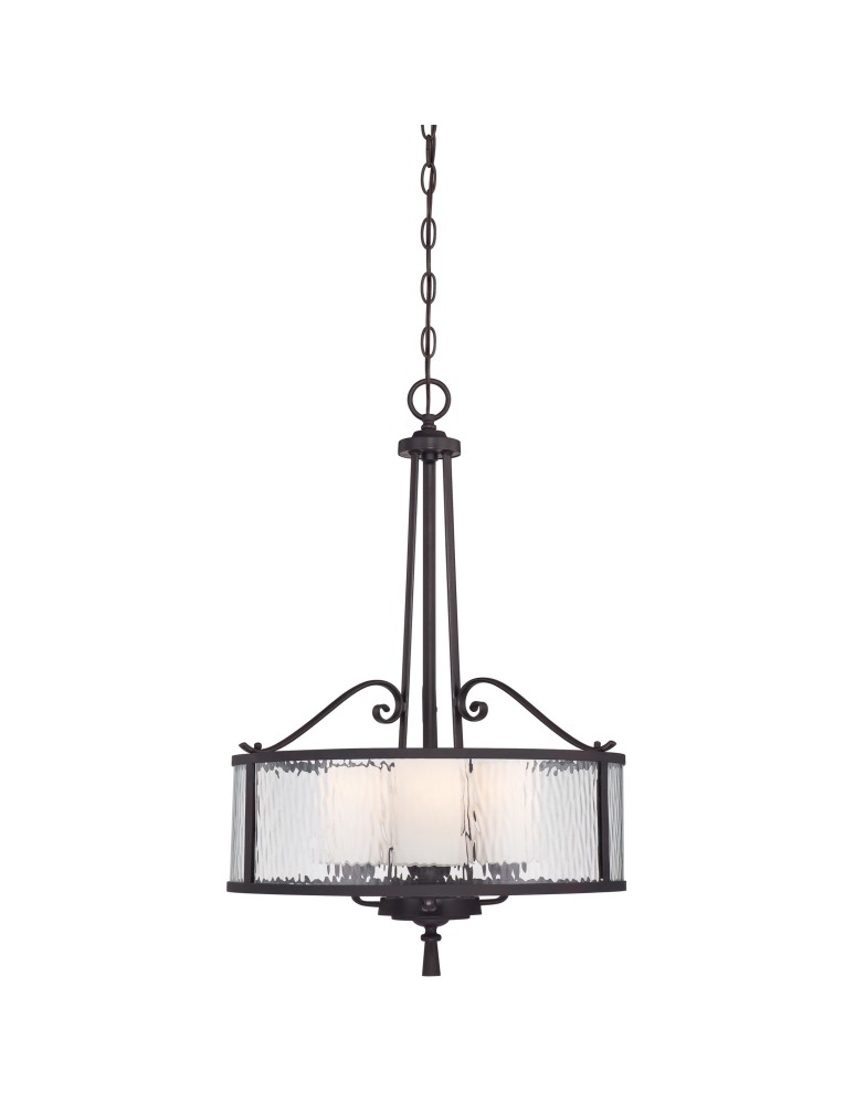 Pendant lamps - Elstead ADONIS Pendant E27 3x100W Black QZ-ADONIS-P - product kolory-swiatla.pl 1