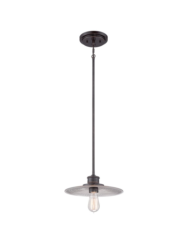 Pendant lamps - Elstead ADMIRAL Pendant E27 1x60 Brown QZ-ADMIRAL-P-IB - product kolory-swiatla.pl 1