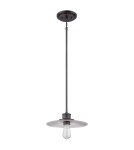 Pendant lamps - Elstead ADMIRAL Pendant E27 1x60 Brown QZ-ADMIRAL-P-IB - product 2