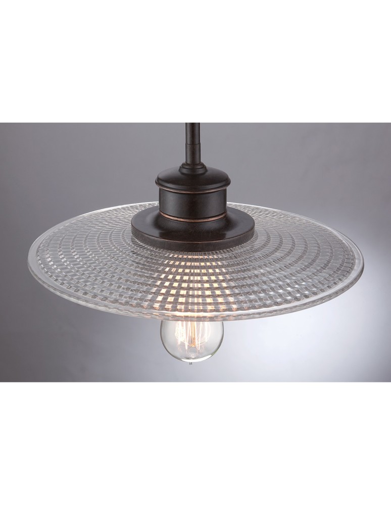 Pendant lamps - Elstead ADMIRAL Pendant E27 1x60 Brown QZ-ADMIRAL-P-IB - product kolory-swiatla.pl 4