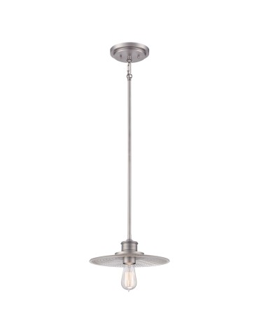 Elstead ADMIRAL Pendant E27 1x60 Antique Nickel QZ-ADMIRAL-P-AN