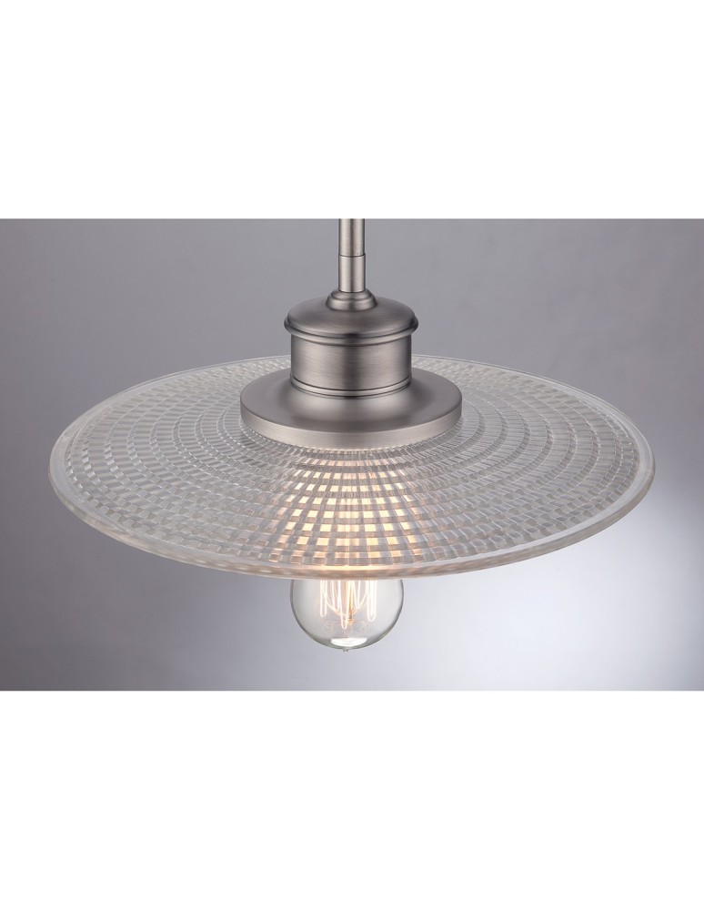 Pendant lamps - Elstead ADMIRAL Pendant E27 1x60 Antique Nickel QZ-ADMIRAL-P-AN - product kolory-swiatla.pl 4