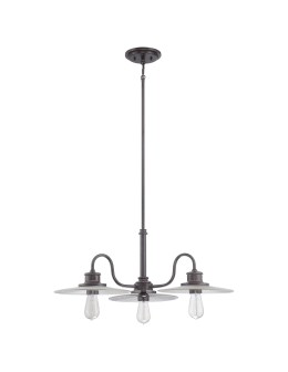 Elstead ADMIRAL Żyrandol E27 3x60 Brązowy QZ-ADMIRAL-3P-IB - produkt 2