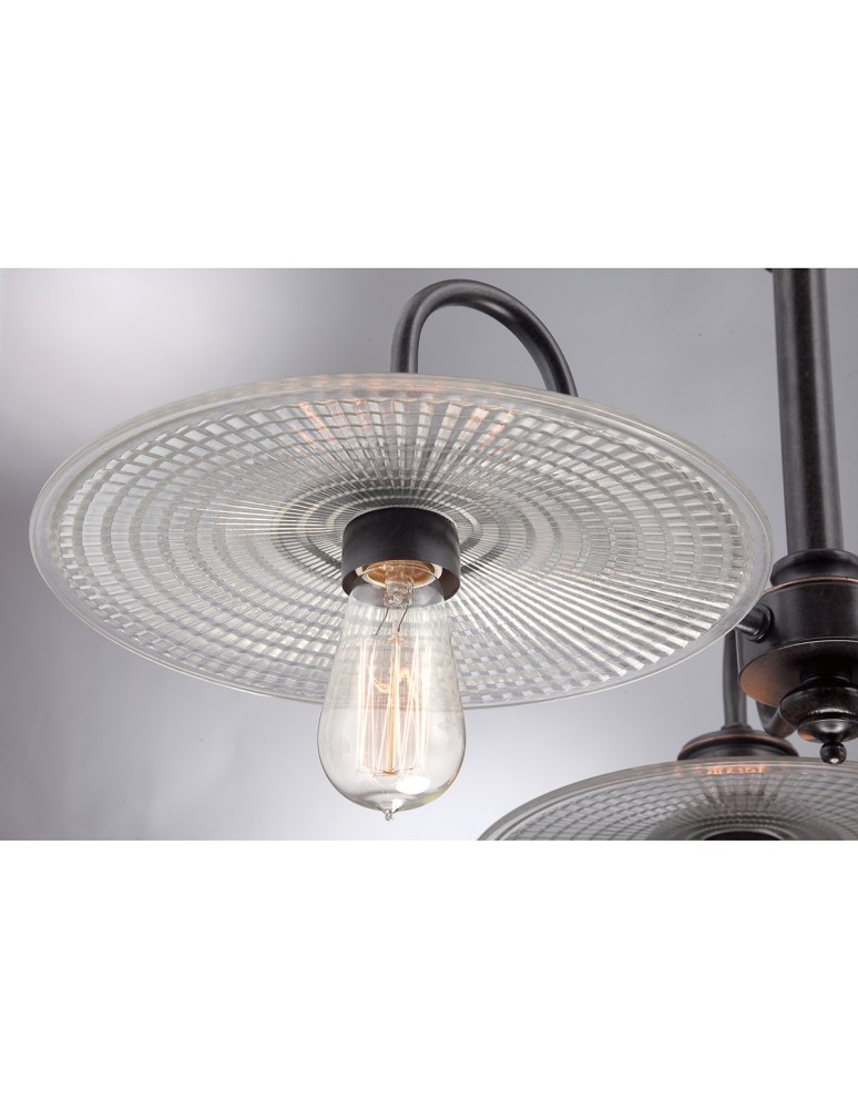 Loft chandeliers - Elstead ADMIRAL 3x60 Brown E27 Chandelier QZ-ADMIRAL-3P-IB - product kolory-swiatla.pl 5