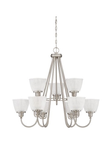 Quoizel Dublin Pendant E27 9xMAX 60W Nickel QZS-DBN5009BN - product 2