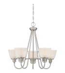Chandeliers - Quoizel Dublin Pendant E27 5xMAX 60W Nickel QZS-DBN5005BN - product 1