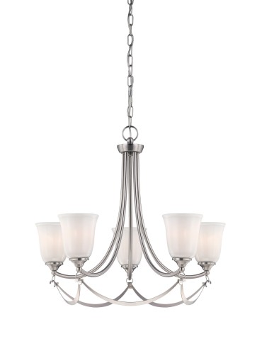 Quoizel Winnsboro Pendant E27 5xMAX 60W Nickel QZS-LWSC0333C1