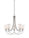 Quoizel Winnsboro Pendant E27 5xMAX 60W Nickel QZS-LWSC0333C1
