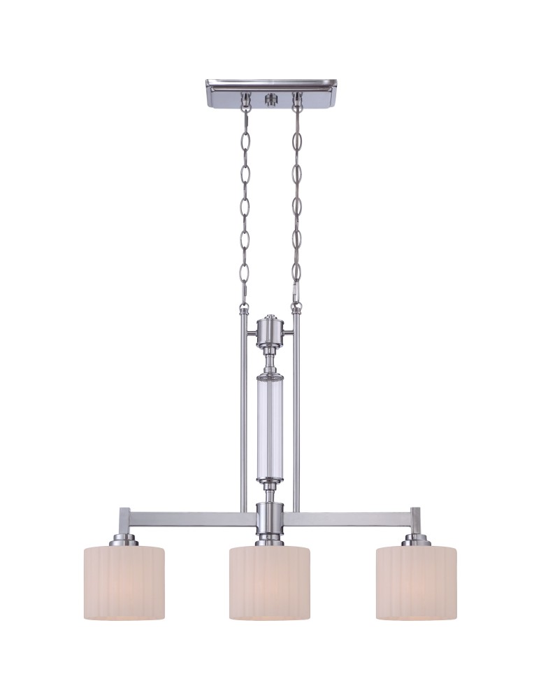 Pendant lamps - Quoizel Lillian Pendant E27 3xMAX 60W Chrome QZS-TST0590K - product kolory-swiatla.pl 1