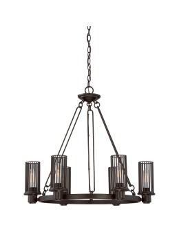 Quoizel Belgrade Pendant E27 6xMAX 60W Brown QZS-BGD5006WT