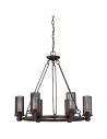 Quoizel Belgrade Pendant E27 6xMAX 60W Brown QZS-BGD5006WT