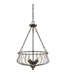 Chandeliers - Quoizel Baroness Pendant E27 4xMAX 60W Brown QZS-BNS2818WT - product 1