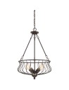 Quoizel Baroness Pendant E27 4xMAX 60W Brown QZS-BNS2818WT