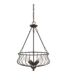 Chandeliers - Quoizel Baroness Pendant E27 4xMAX 60W Brown QZS-BNS2818WT - product 2