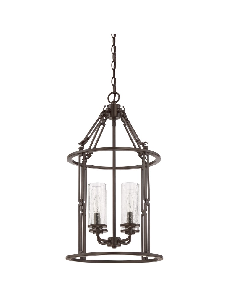 Chandeliers - Quoizel Buchanan Pendant E14 4xMAX 60W Brown QZS-BCN5204WT - product kolory-swiatla.pl 2