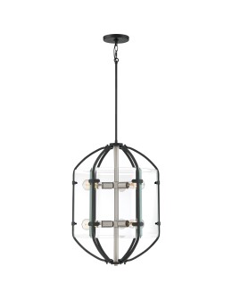 Quoizel Vessel Pendant E27 6xMAX 60W Black QZS-VS5206EK