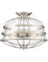 Quoizel Maritime Plafond E27 3xMAX 60W Nickel QZS-MTE1716BN