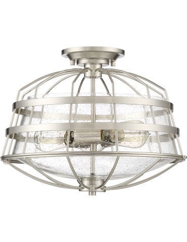 Quoizel Maritime Plafon E27 3xMAX 60W Nikiel QZS-MTE1716BN - produkt 2