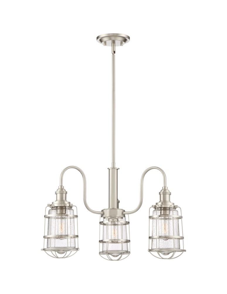 Chandeliers - Quoizel Maritime Pendant E27 3xMAX 60W Nickel QZS-MTE5103BN - product kolory-swiatla.pl 1
