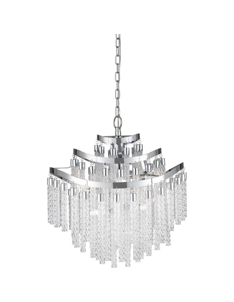 Glamour chandeliers - Quoizel Glacier Peak Pendant G9 11xMAX 60W Chrome QZS-PCGP2820C. - product kolory-swiatla.pl 1
