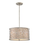 Pendant lamps - Quoizel Jarvis Pendant E27 3xMAX 60W Silver QZS-JV2816OS - product 1