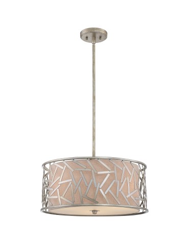 Quoizel Jarvis Pendant E27 3xMAX 60W Silver QZS-JV2820OS